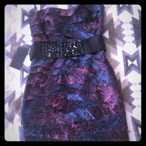 SOLD ❌NWT Bebe dress with poly belt